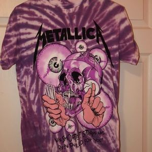 metallica tie dye